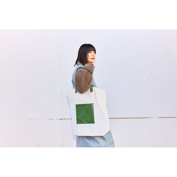 ビッグトートバッグ/オフホワイト