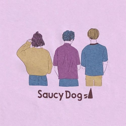 商品詳細ページ | Saucy Dog Online Shop | バックシルエットTシャツ