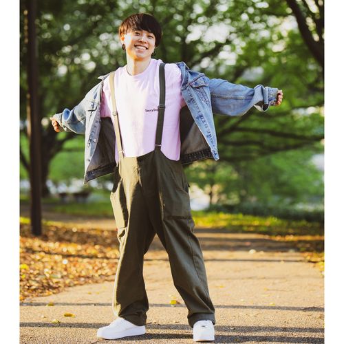 バックシルエットTシャツ 2021ver/ライトパープル