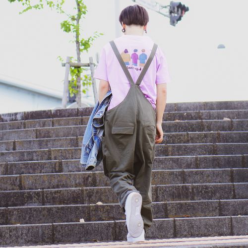 バックシルエットTシャツ 2021ver/ライトパープル