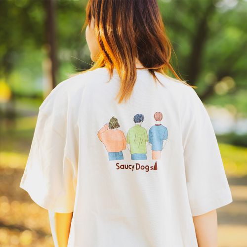 商品詳細ページ | Saucy Dog Online Shop | バックシルエットTシャツ