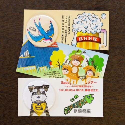 メンバーデザインご当地缶バッジ&ステッカーセット ～奈良・せと編～