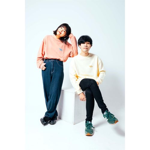 ライブうきうきバックプリントロンT/クリーム