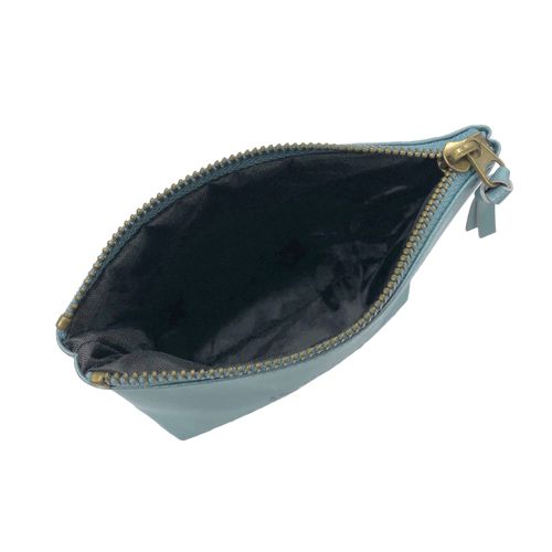 ドッグランフェイクレザーポーチ/ターコイズブルー