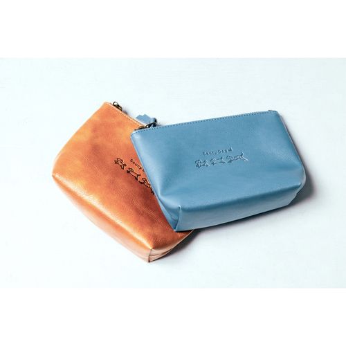 ドッグランフェイクレザーポーチ/キャメル