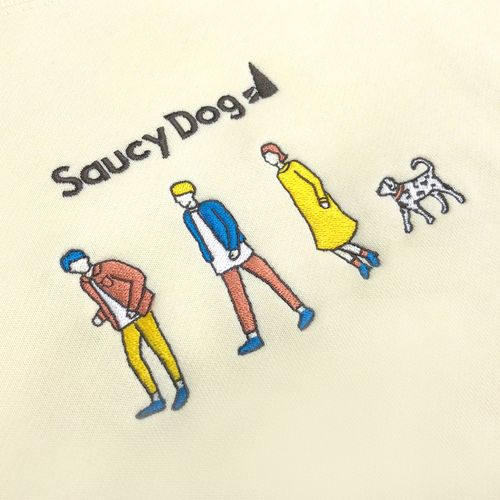 商品詳細ページ | Saucy Dog Online Shop | メンバーおさんぽ刺繍