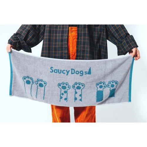 犬の手フェイスタオル