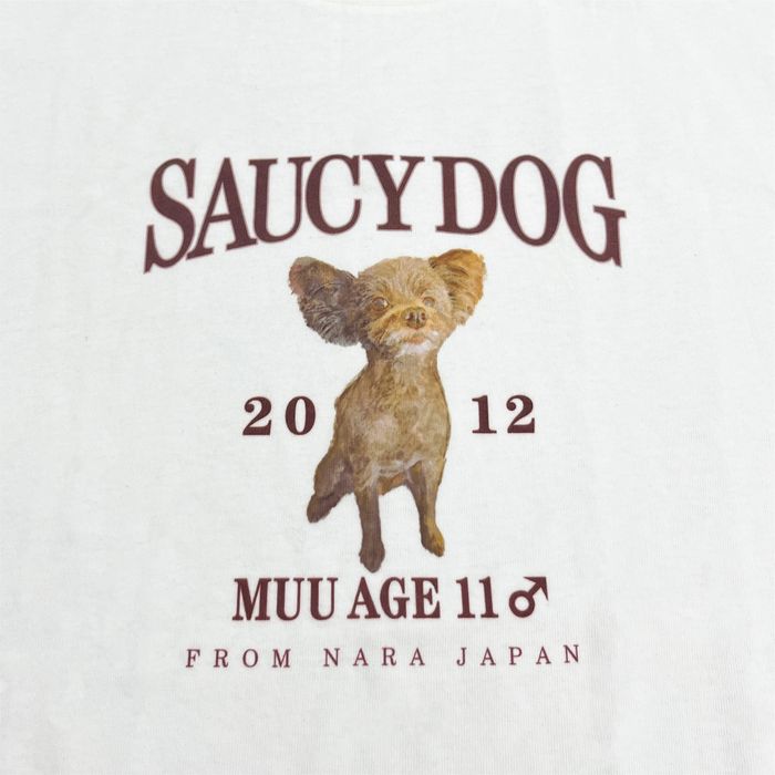 わんこカレッジTシャツ/バニラホワイト