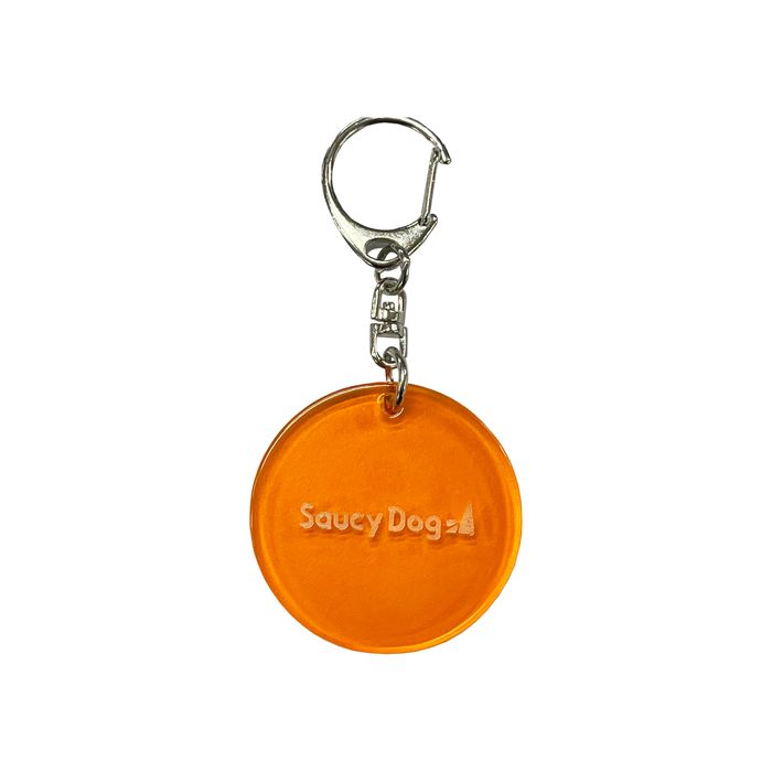 ラウンドキーホルダー/オレンジ
