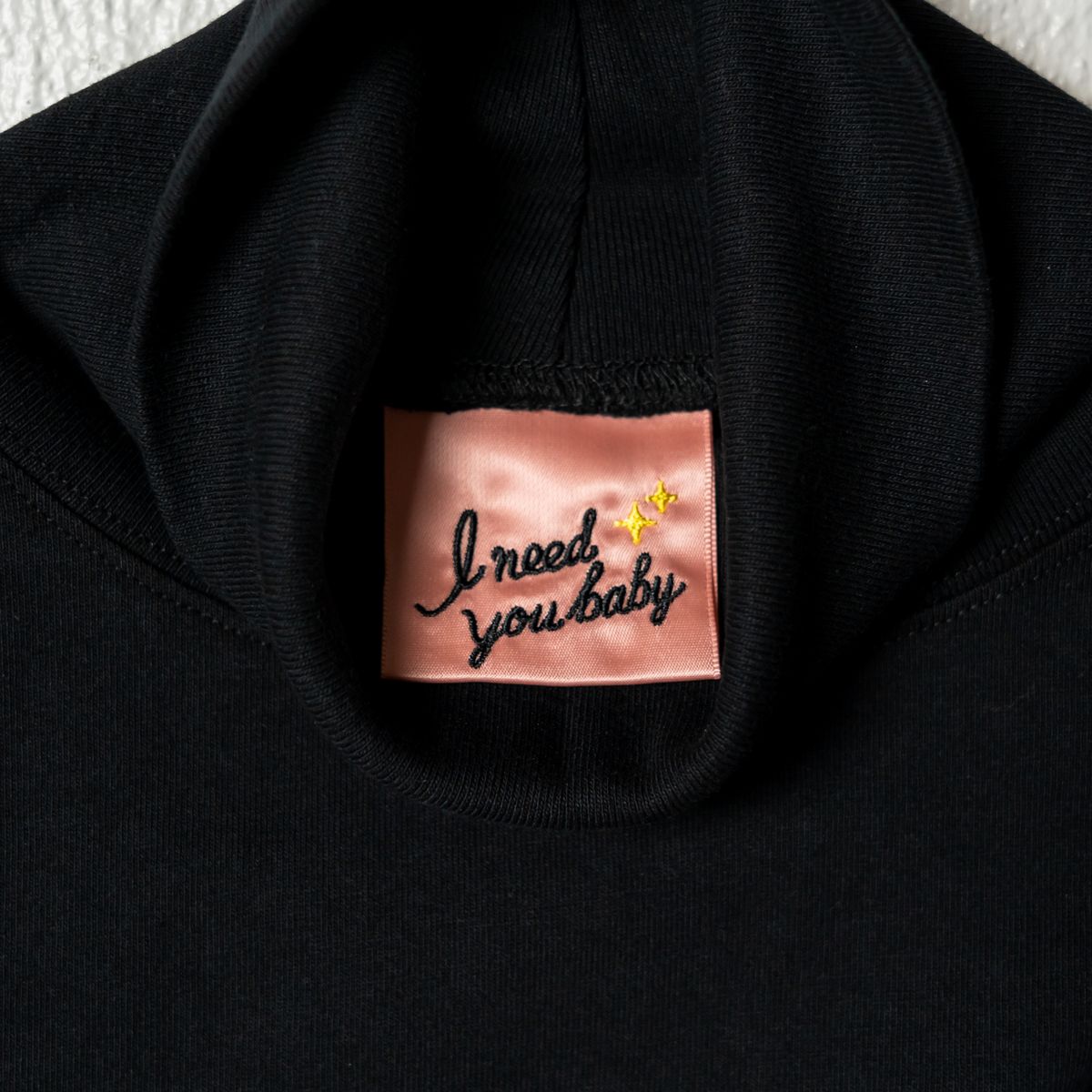 I Need You Baby×SHIN-KI-RO TURTLE NECK LONG SLEEVE TEE