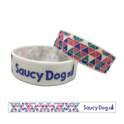 ロゴ▲ラバーバンド/ホワイト