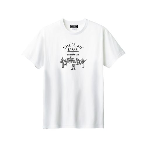 SHE "Zoo" SAFARI in Billboard Live Tシャツ（ホワイト）