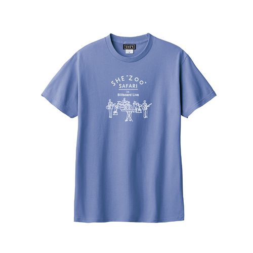 SHE "Zoo" SAFARI in Billboard Live Tシャツ（カームブルー）