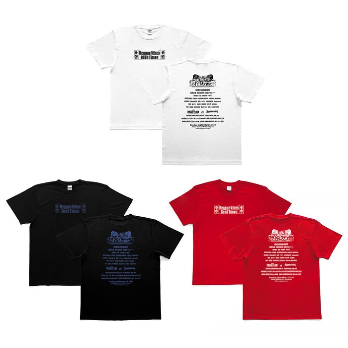 【渋谷レゲエ祭】渋谷レゲエ祭2024 Official T-shirt/レッド