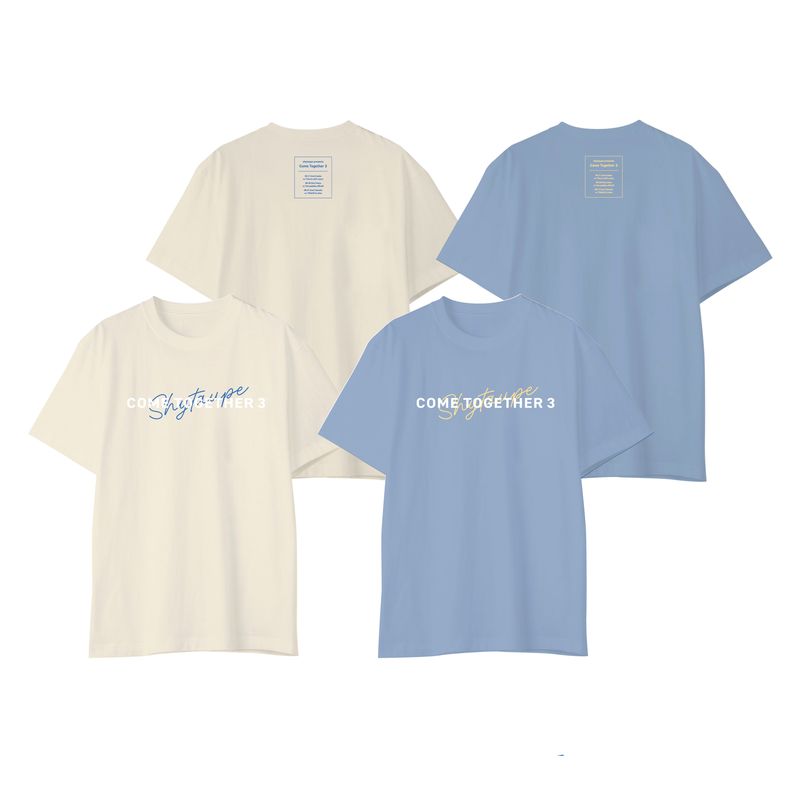 【シャイトープ】COME TOGETHER 3 Tee/Cream