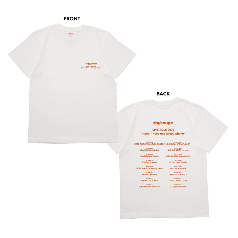 【シャイトープ】Tour Tee 2024/White