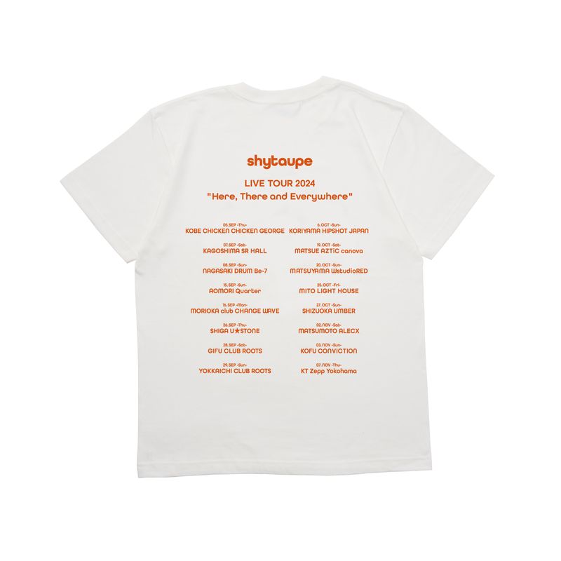 【シャイトープ】Tour Tee 2024/White