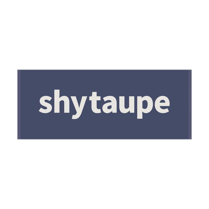 【シャイトープ】Logo Face Towel/Taupe