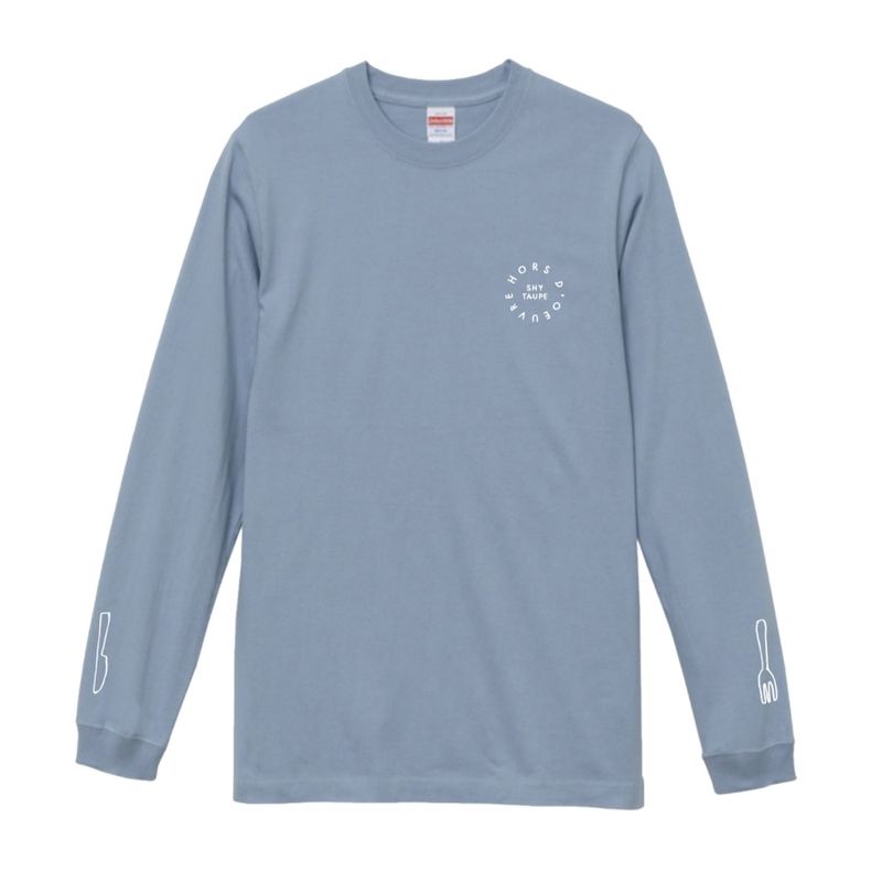 【シャイトープ】HORS D’OEUVRE Long Sleeve Tee/Acid Blue