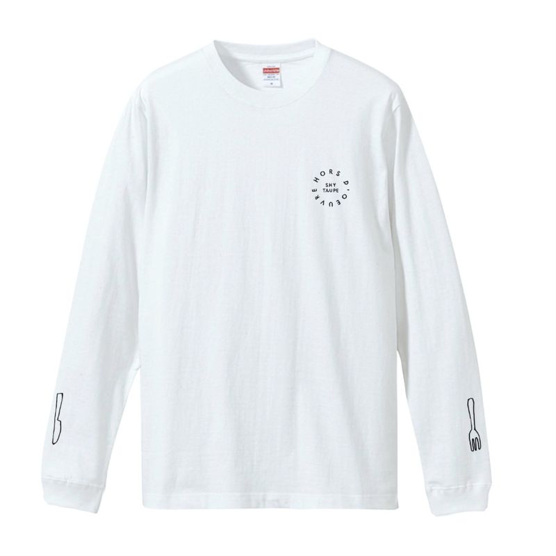 【シャイトープ】HORS D’OEUVRE Long Sleeve Tee/White
