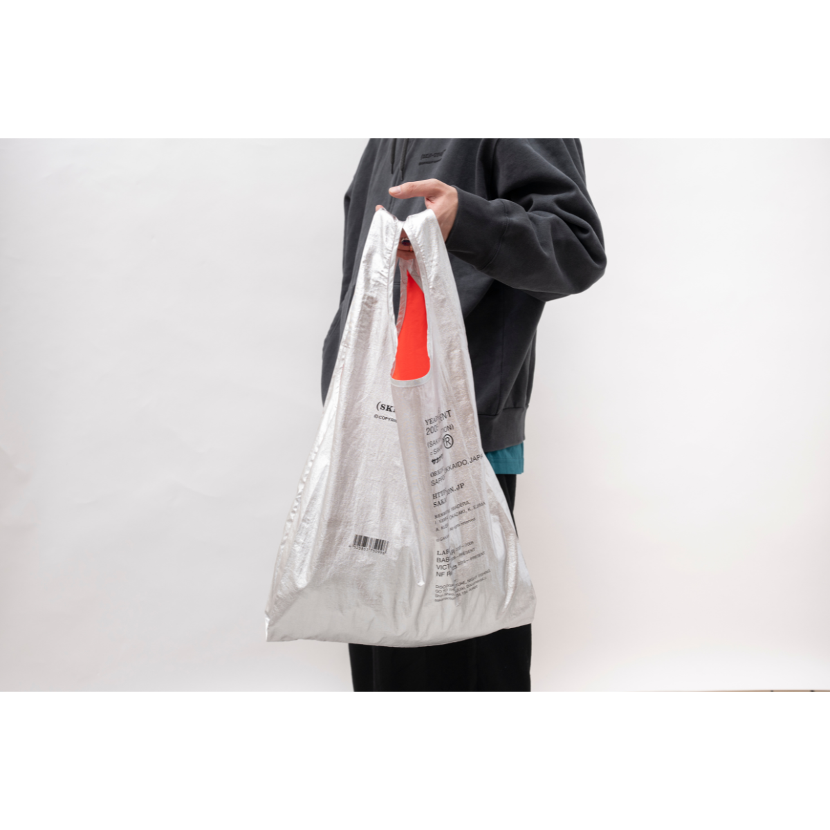 商品詳細ページ | sakanaction ONLINE STORE | GROCERY NYLON BAG SILVER