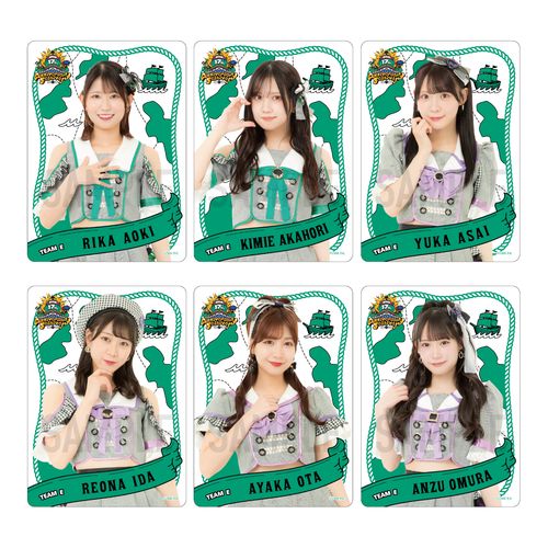 【チームE】SKE48 17th Anniversary Festival 2025 クリアトレーディングカード（ランダム全13種+特別仕様13種）