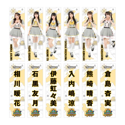 【チームS】推しステッカー2枚セット（17th Anniversary ver.） 