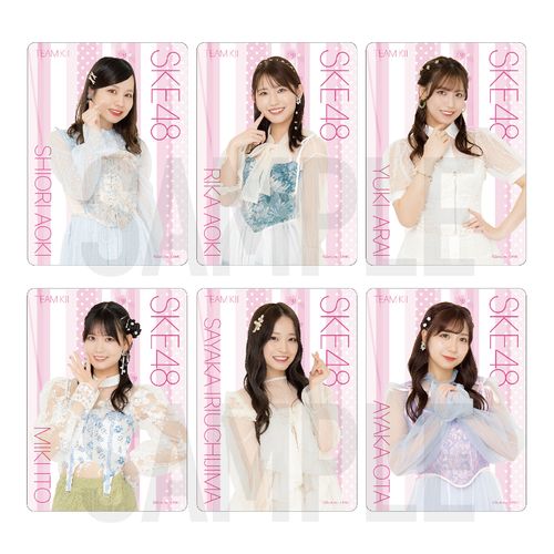 SKE48 32nd SG「愛のホログラム」チーム別クリアトレーディングカード（ランダム全14種+特別仕様14種）【チームKⅡ】