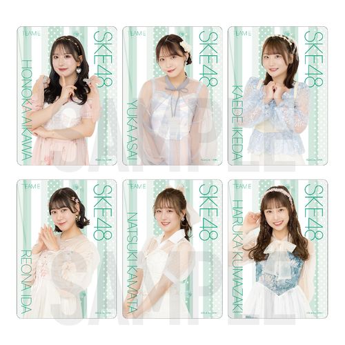 SKE48 32nd SG「愛のホログラム」チーム別クリアトレーディングカード（ランダム全15種+特別仕様15種）【チームE】