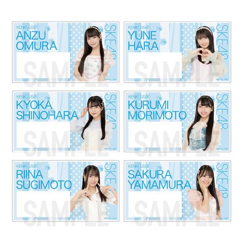 SKE48 32nd SG「愛のホログラム」チーム別ネームプレート（ランダム全17種）【研究生】