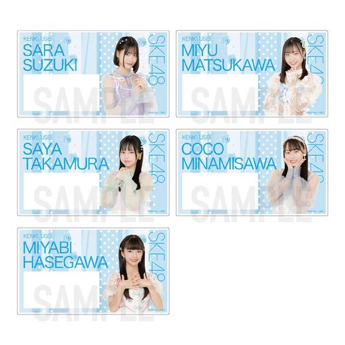 SKE48 32nd SG「愛のホログラム」チーム別ネームプレート（ランダム全17種）【研究生】