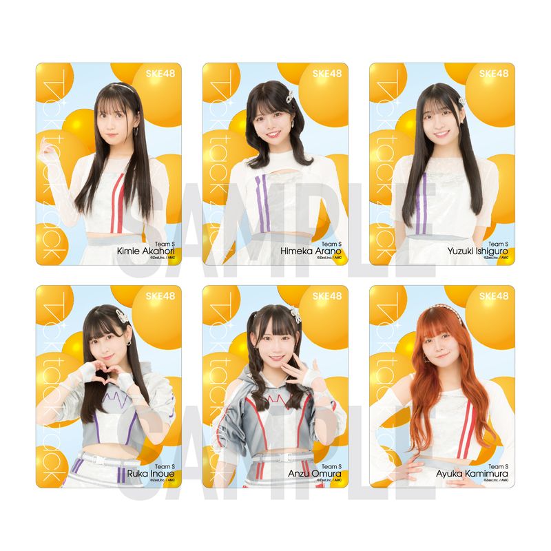 SKE48 34th SG「Tick tack zack」チーム別クリアトレーディングカード（ランダム全14種+特別仕様14種）【チームS】