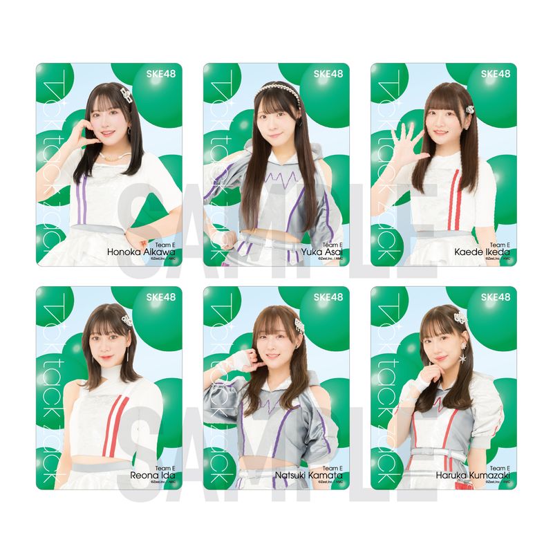 SKE48 34th SG「Tick tack zack」チーム別クリアトレーディングカード（ランダム全12種+特別仕様12種）【チームE】