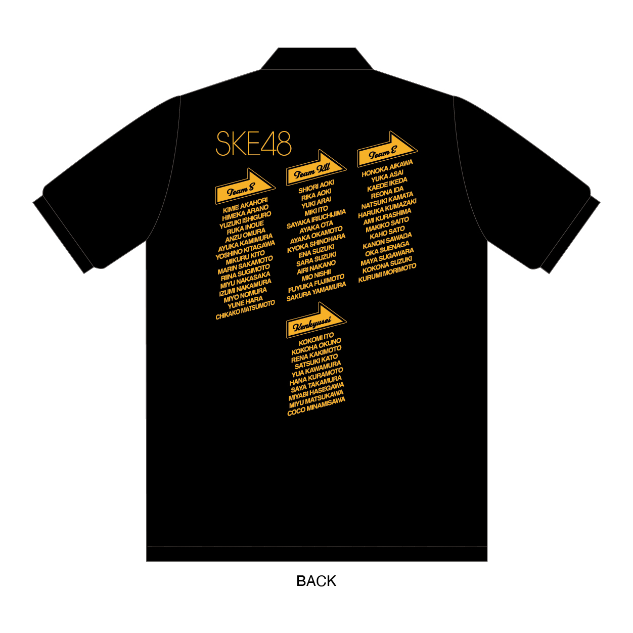 SKE48 16th Anniversary Festival 2024 ポロシャツ（BLACK）