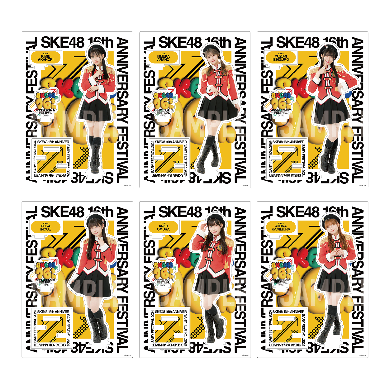 アクリルスタンド（16th Anniversary ver.）【チームS】