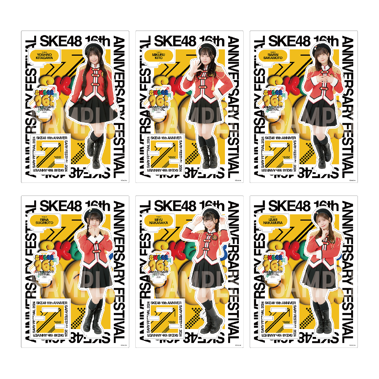 アクリルスタンド（16th Anniversary ver.）【チームS】