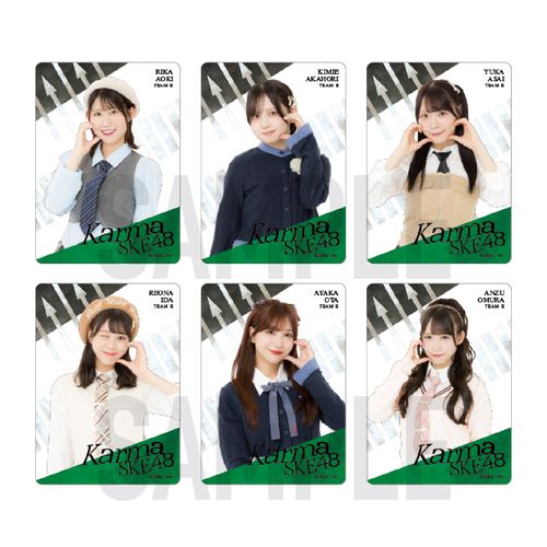 35th SG「Karma」チーム別クリアトレーディングカード（ランダム全13種+特別仕様13種）【チームE】