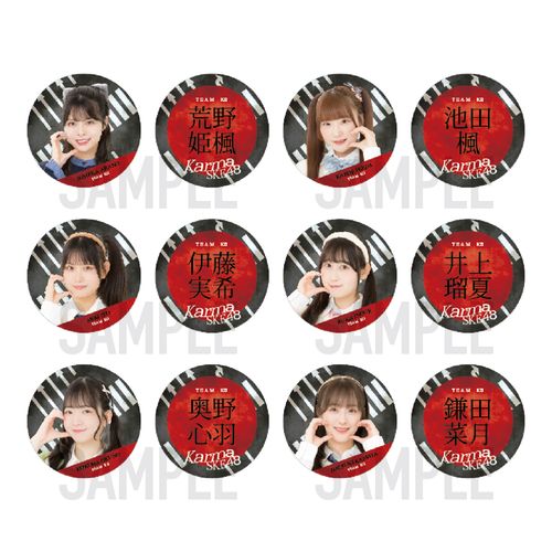 「Karma」缶バッジ（2個セット）【チームKⅡ】