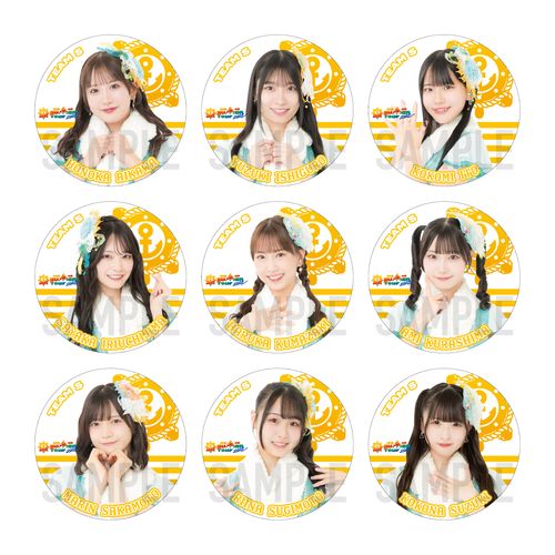 【チームS】SKE48 SUMMER Tour 2025缶バッジ（ランダム全14種）