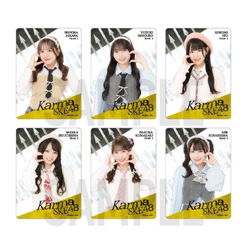 35th SG「Karma」チーム別クリアトレーディングカード（ランダム全13種+特別仕様13種）【チームS】