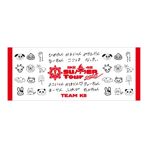 【チームKII】SKE48 SUMMER Tour 2025チーム別フェイスタオル