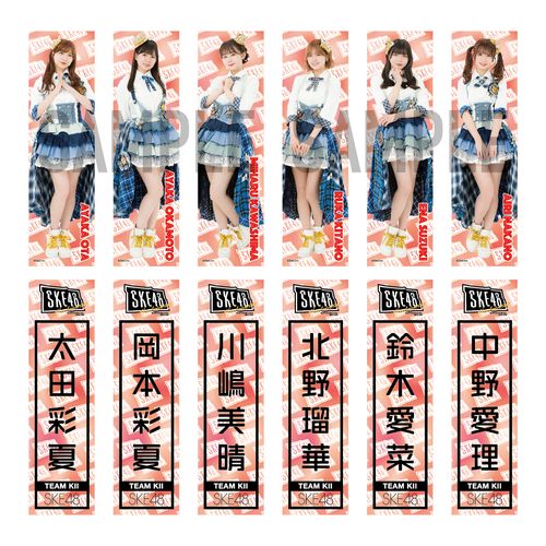 メンバー別推しステッカー2枚セット　チームKII