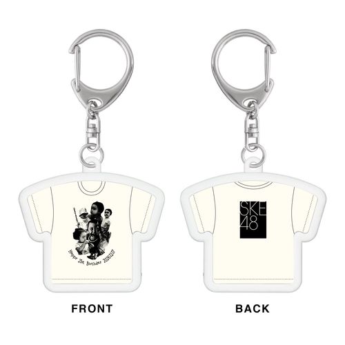 竹下茉莉花　生誕記念Tシャツ型アクリルキーホルダー（2026年12月度）