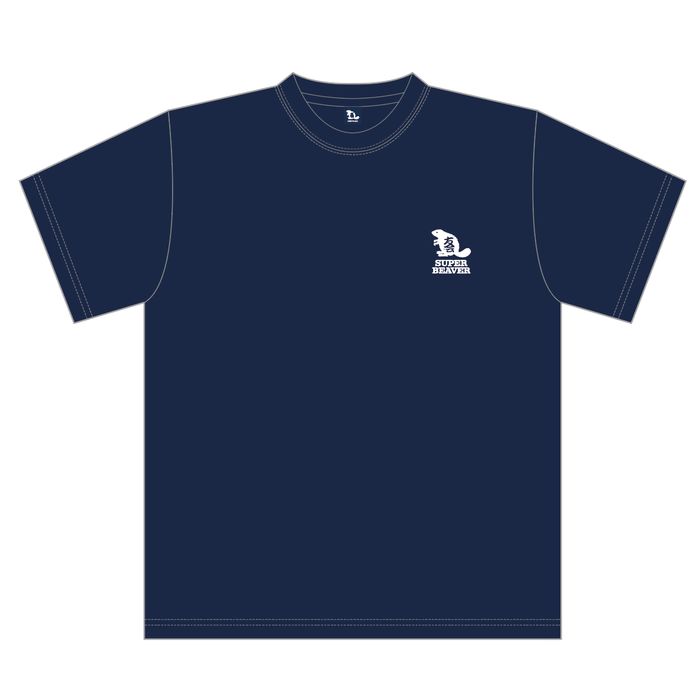 友の会ロゴTシャツ/ネイビー