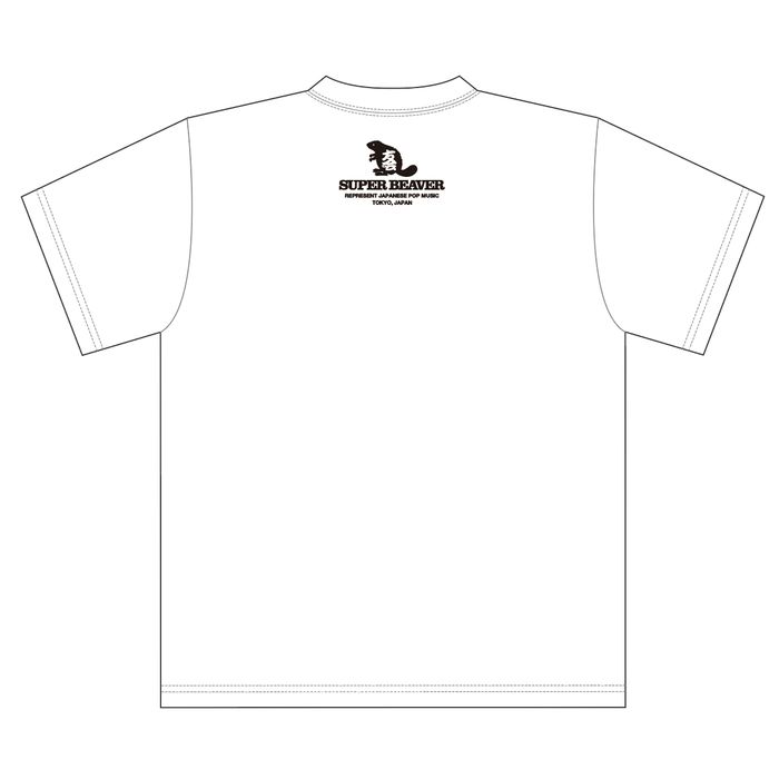 【SUPER BEAVER】SPBVフォトTシャツ/ホワイト 商品詳細ページ | SUPER BEAVER “友の会” 会員限定直売所 | SPBVフォト