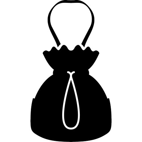 あ優はぴ巾着BAG