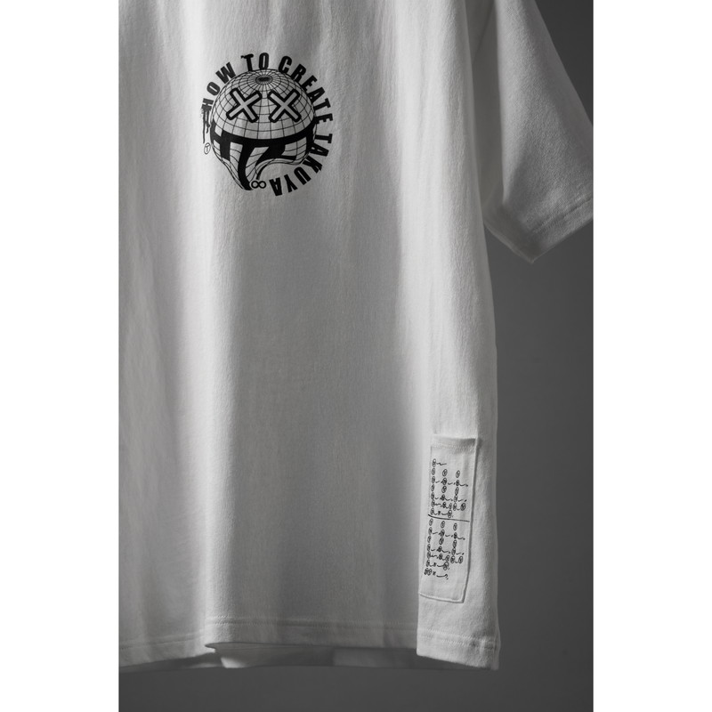 【TAKUYA∞の創り方】ハーモニカ Tシャツ/ホワイト