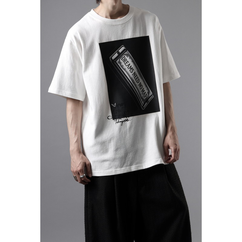【TAKUYA∞の創り方】ハーモニカ Tシャツ/ホワイト