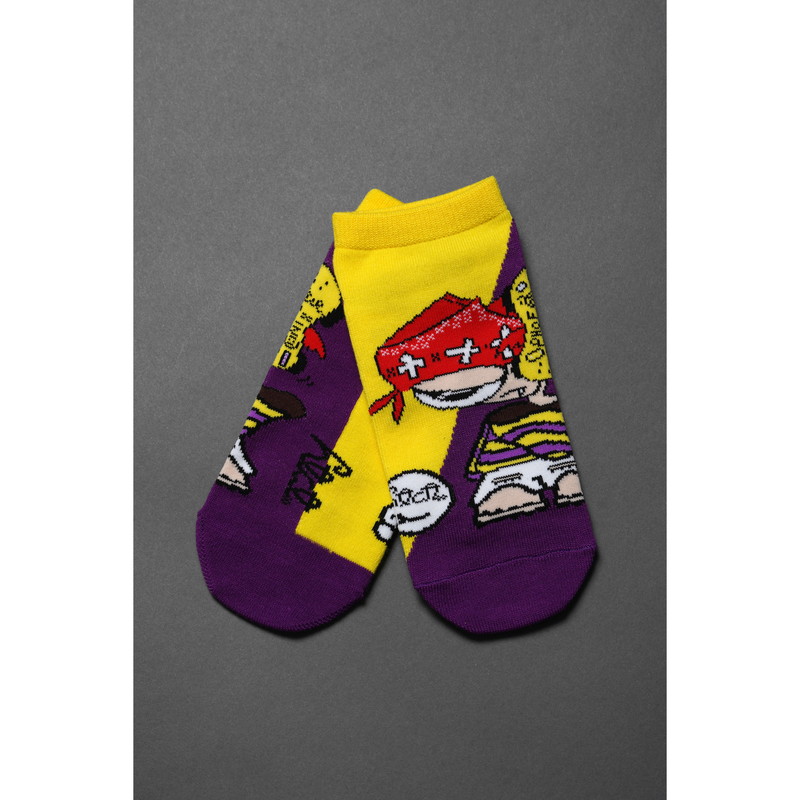 【TAKUYA∞の創り方】キャラクターソックス ver.B/イエロー