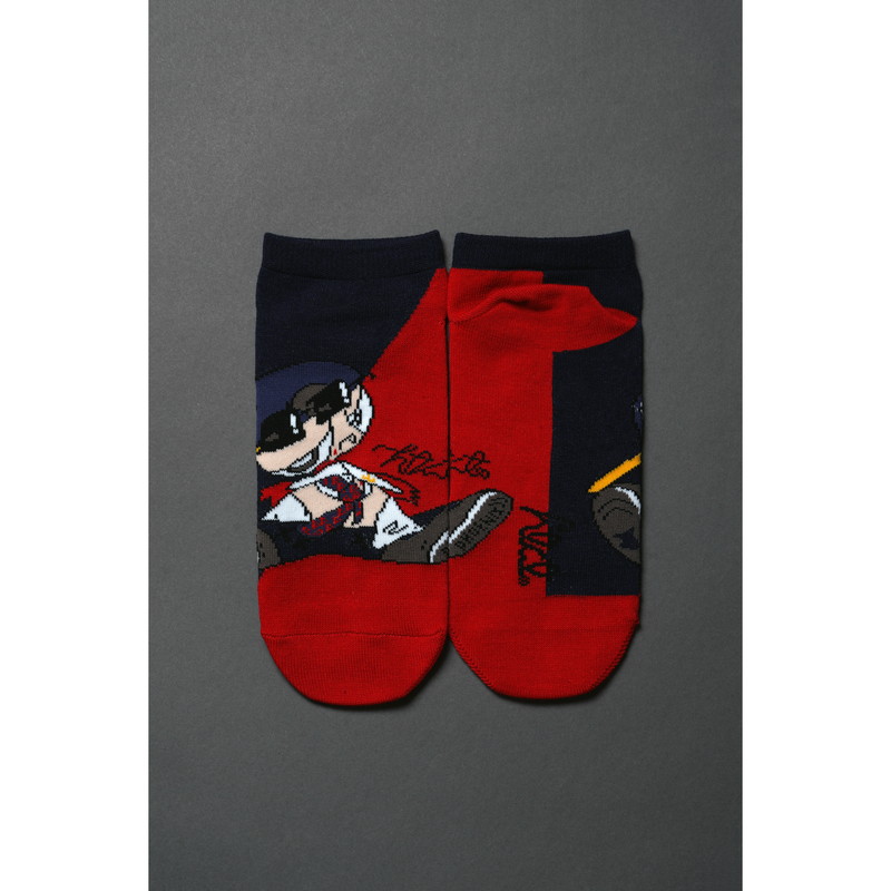 【TAKUYA∞の創り方】キャラクターソックス ver.C/ネイビー